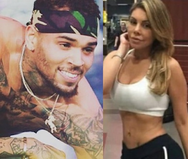 chris brown liziane