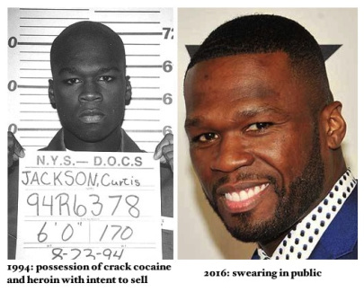 50 cent swearing in public meme