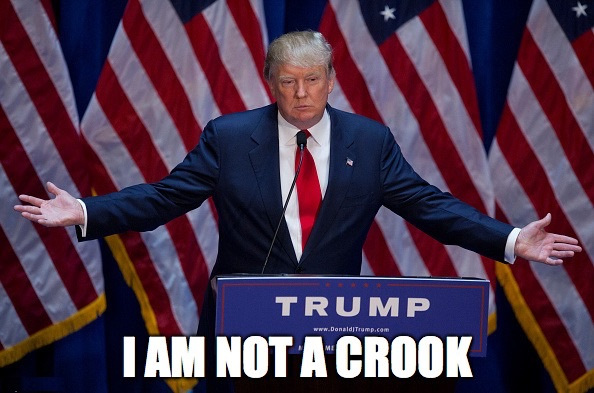 donald trump i am not a crook